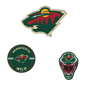 Wincraft 3 Pack Premium Acrylic Magnet - Minnesota Wild