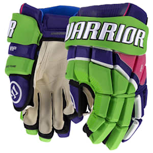 Warrior VIP 90s Color Pop Hockey Gloves - Junior