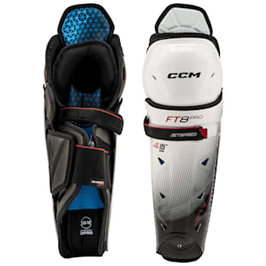 CCM JetSpeed FT8 Pro Hockey Shin Guards - Junior