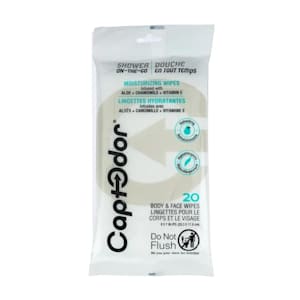 Captodor Body & Face Wipes - 20 Pack