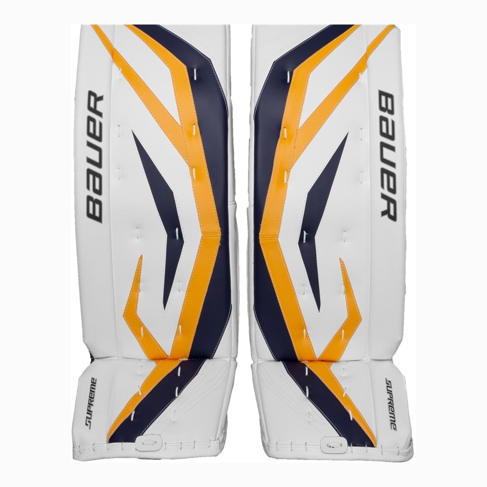 Bauer Supreme One90 Goalie Leg Pads - Intermediate | Pure Hockey 