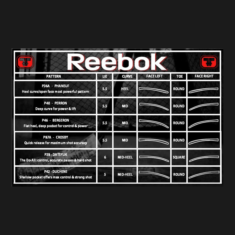 Reebok tri matrix hockey stick deals