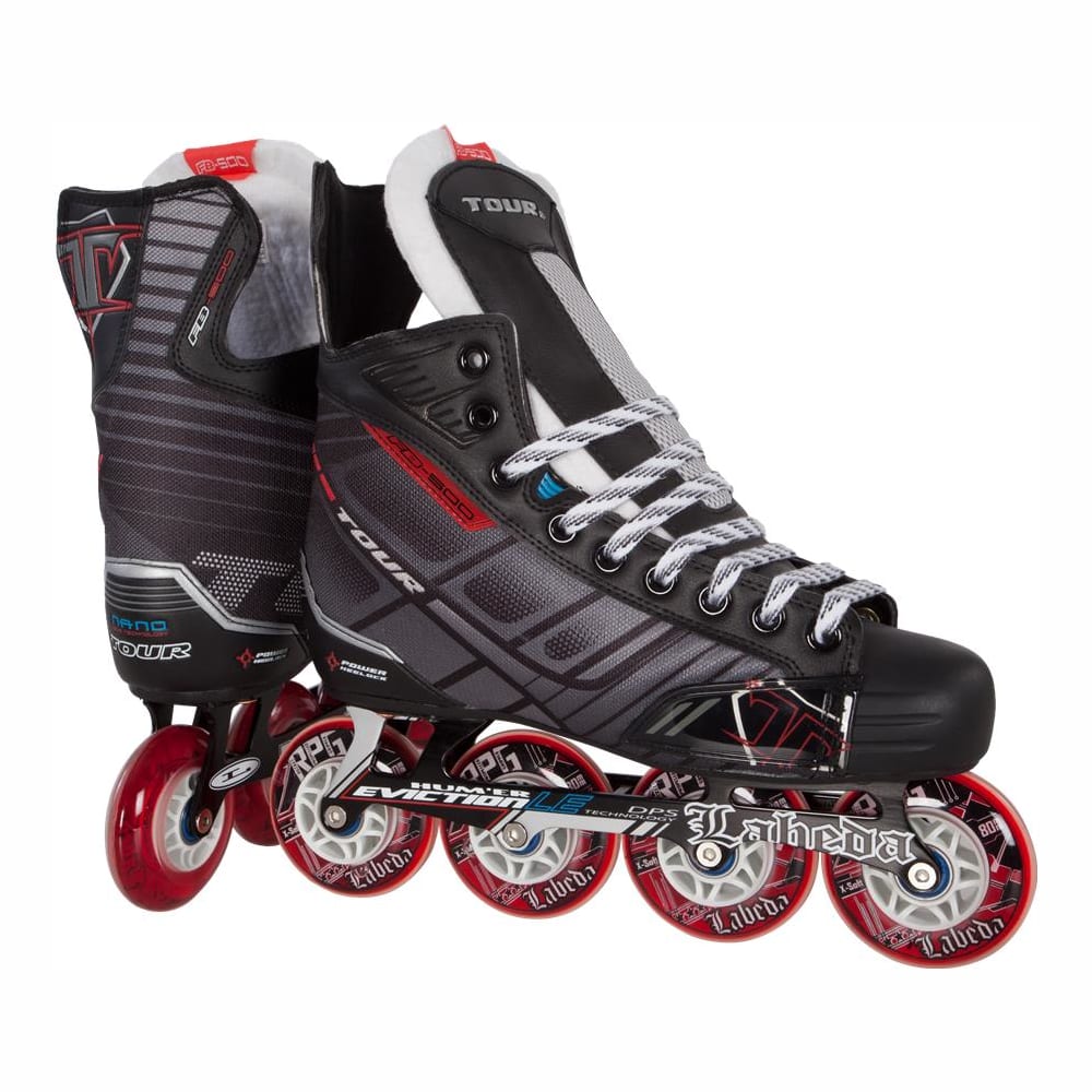 Tour Black Fishbone 500 Inline Skates - Senior | Pure Hockey