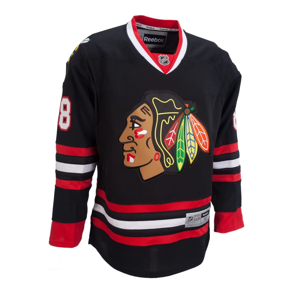 Reebok Chicago Blackhawks Patrick Kane Premier Jersey Third Mens