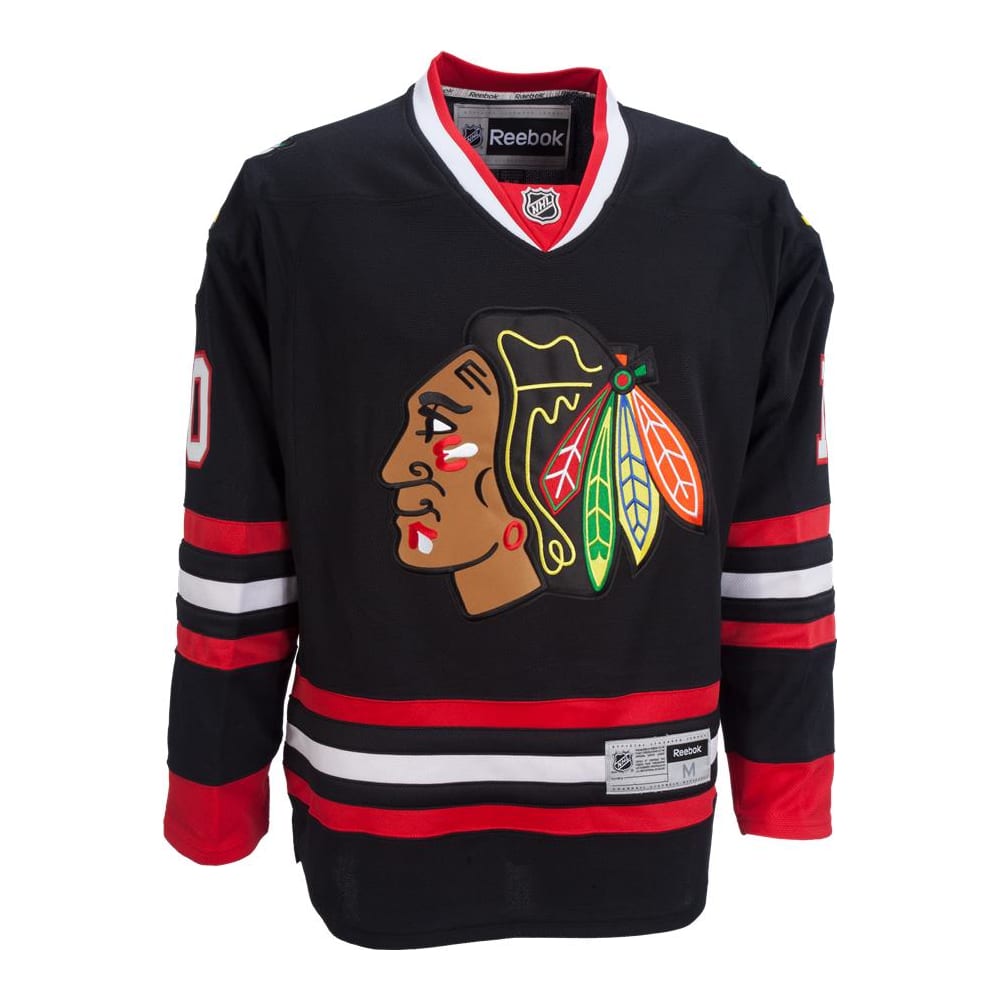 Reebok Patrick Sharp Chicago Blackhawks Premier Jersey Third Mens