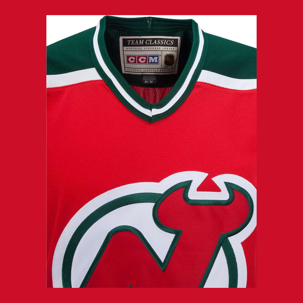 Reebok New Jersey Devils Team Classics Jersey Away Dark Mens Pure Hockey Equipment