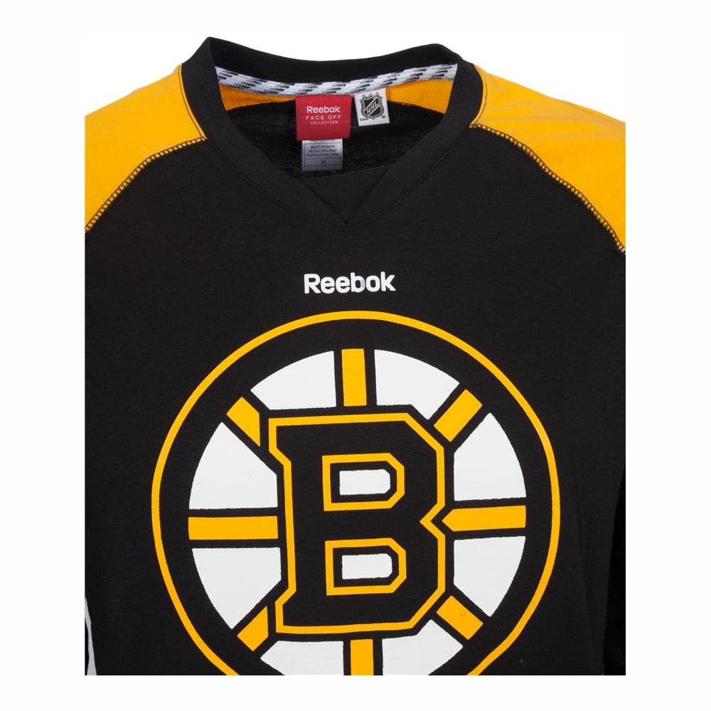 Reebok Boston Bruins Jersey Long Sleeve Shirt - Mens | Pure Hockey