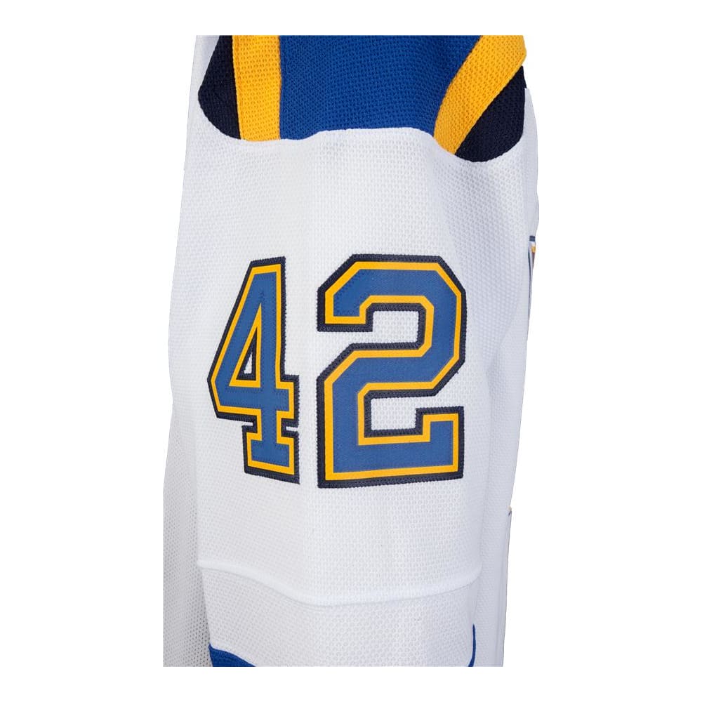 Reebok David Backes Louis Blues Premier Jersey Away/White Mens