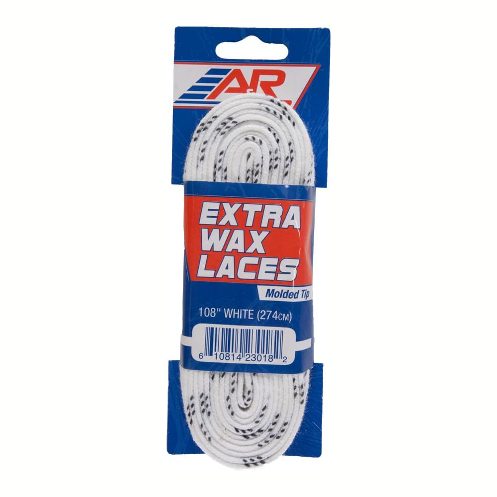 Ice Hockey Skates White 120 Inches A&R Sports Figure Skate Replacement