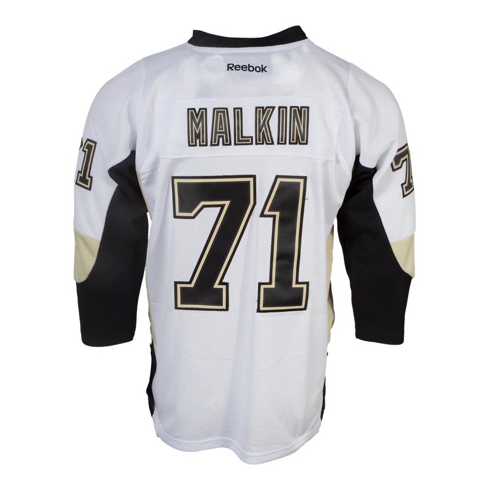 Reebok Evgeni Malkin Pittsburgh Penguins Premier Jersey Away White Boys