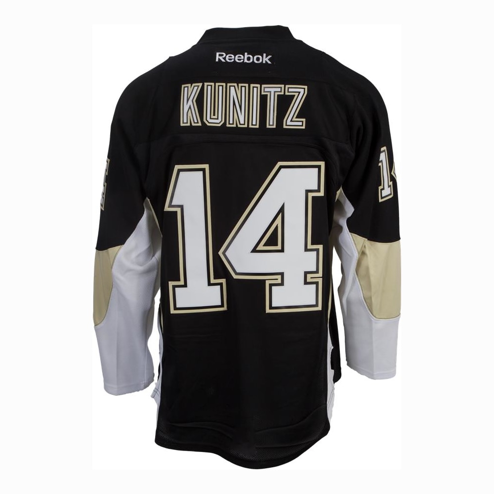 Reebok Chris Kunitz Pittsburgh Penguins Premier Jersey Home Dark Mens