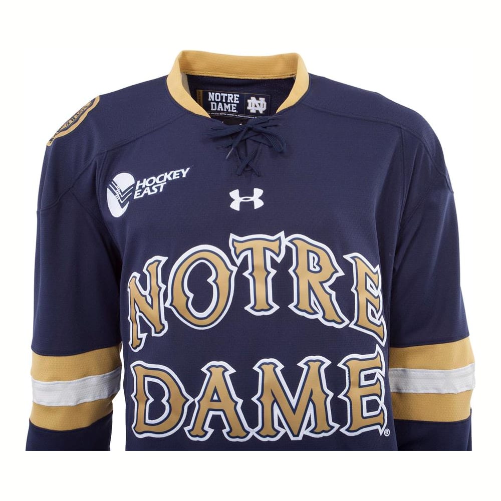 Notre dame hockey jersey under armour shop