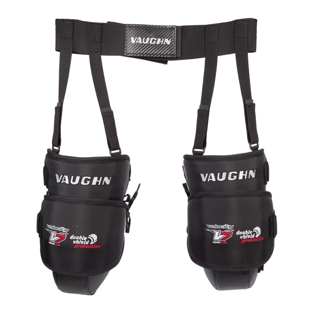 Vaughn Velocity 7 XR Pro Knee & Thigh Guards - Intermediate | Pure Hockey  Equipment