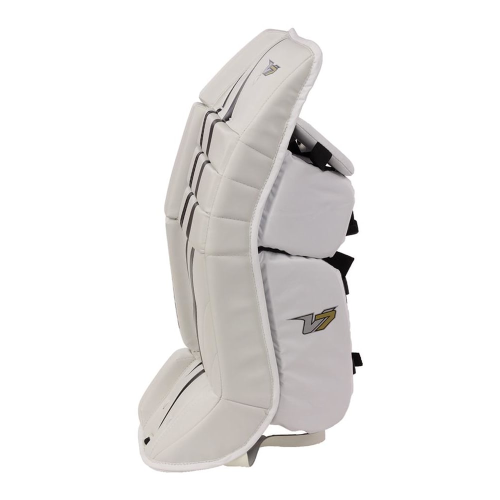 Vaughn Velocity 7 XF Pro Goalie Leg Pads - Youth, image size:1000x1000
