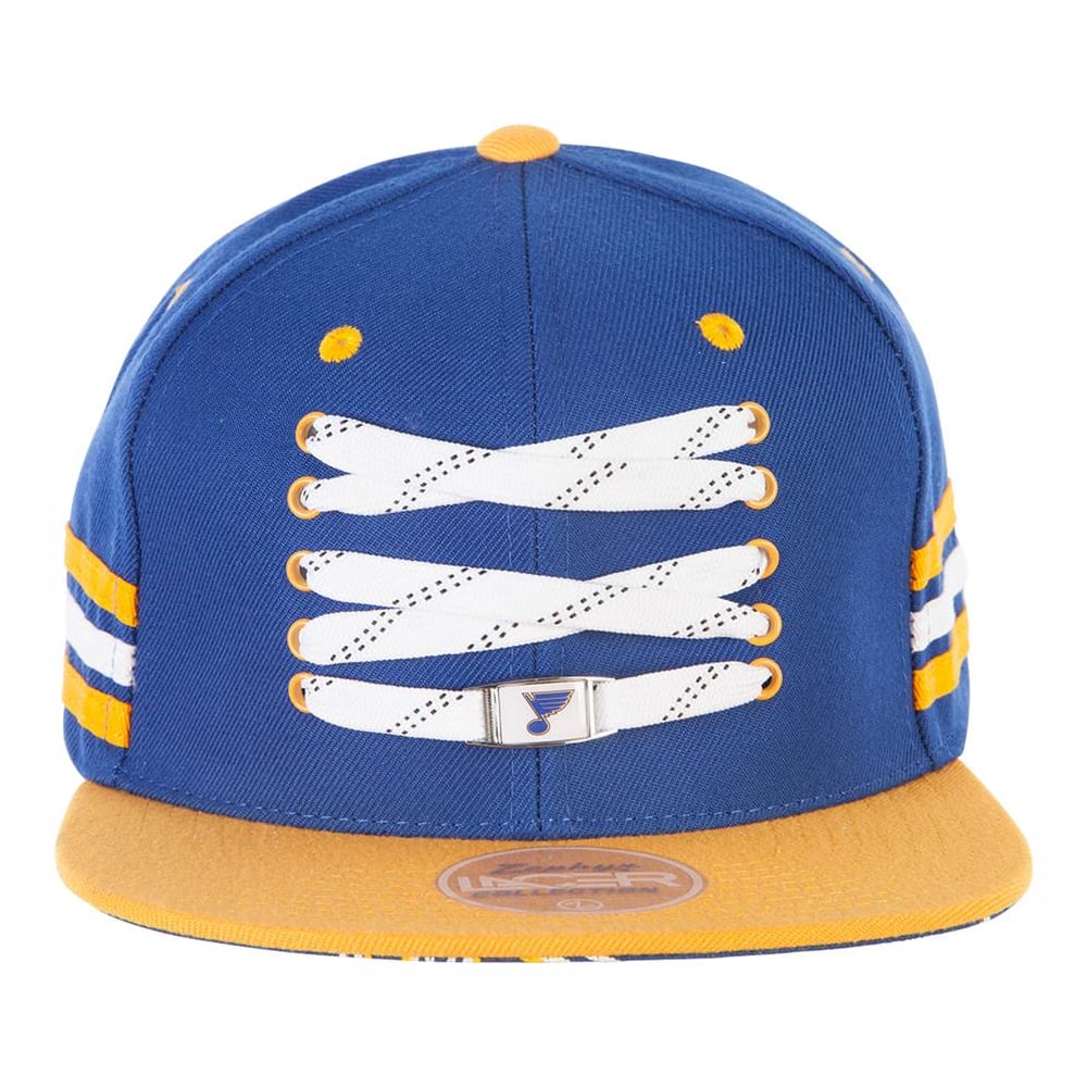 Zephyr St. Louis Blues Lace Locker Room Snapback Hat Mens