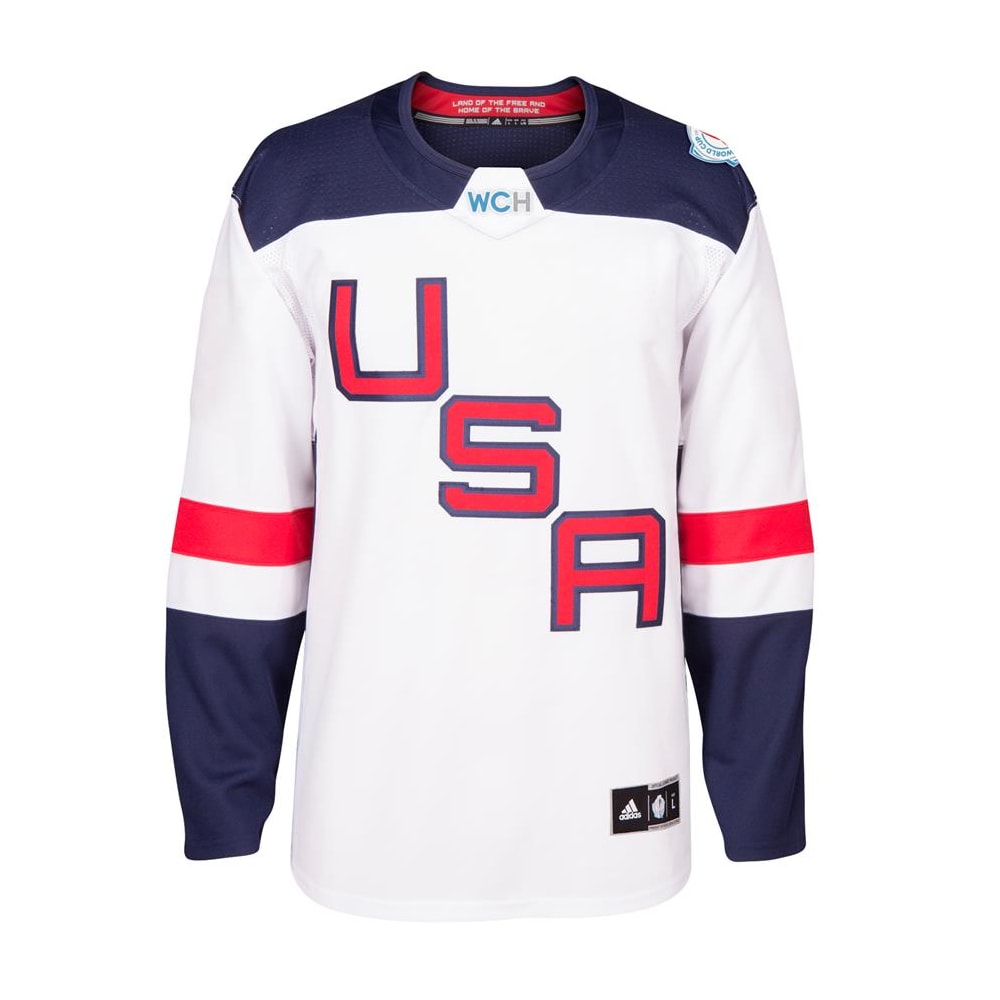 Adidas World Cup of Hockey Team USA Jersey Mens Pure Hockey Equipment