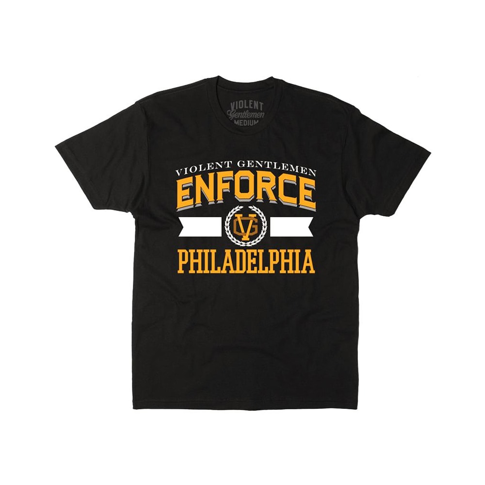 Violent Gentlemen Enforce Philly Short Sleeve Hockey Shirt Senior