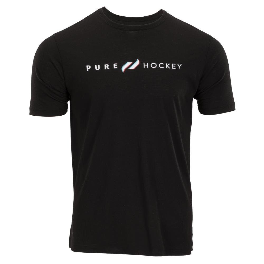 Pure Hockey Classic Tee 1.0 - Black - Adult | Pure Hockey
