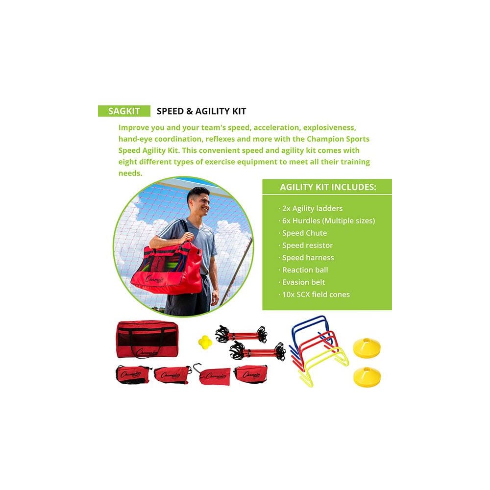 Pure Hockey Champion Sports Speed Agility Kit Pure Hockey Equipment