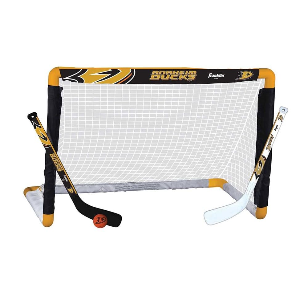 Franklin NHL Team Mini Hockey Goal Set Anaheim Ducks Pure