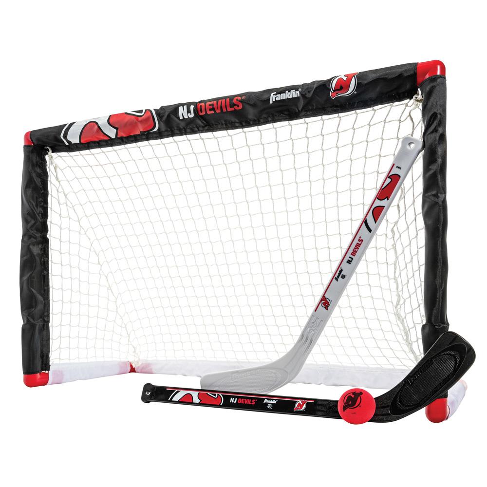 Franklin NHL Team Mini Hockey Goal Set New Jersey Devils Pure Hockey Equipment