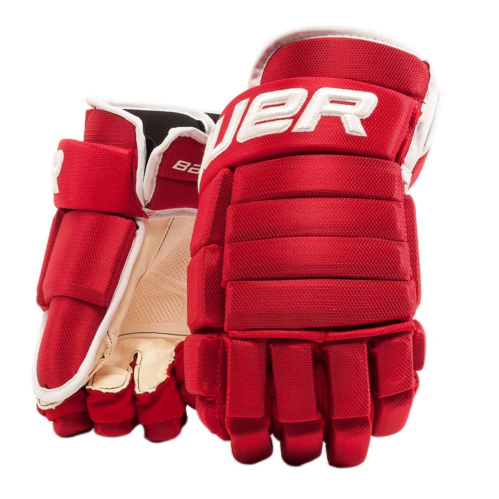 Bauer 4-Roll Team Pro Hockey Gloves - Senior | Pure Hockey Equipment