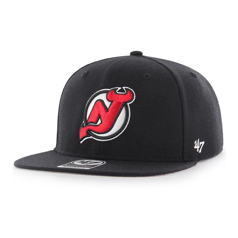 47 Brand New Jersey Devils Sure Shot Captain Snapback Cap Pure Hockey Equipment