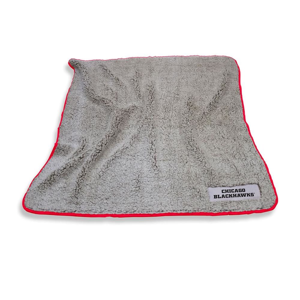 Logo Brands Chicago Blackhawks Frosty Fleece Blanket Pure Hockey Equipment