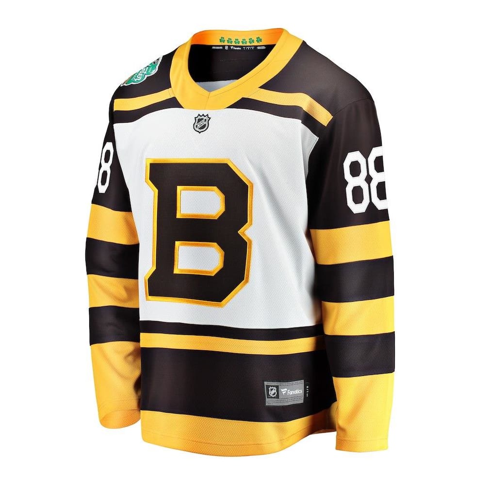 Fanatics Boston Bruins 2019 Winter Classic Replica Jersey David Pastrnak Adult