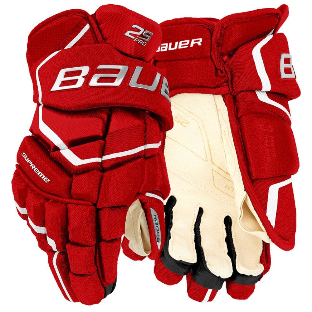 Red hockey gloves Outlet
