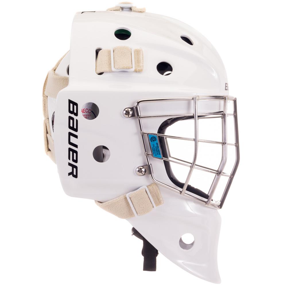 Just Don x BauerX Lambskin Leather Goalie Mask White - SS22 - US