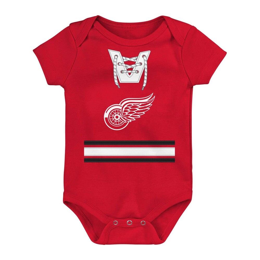 Red wings baby onesie clearance
