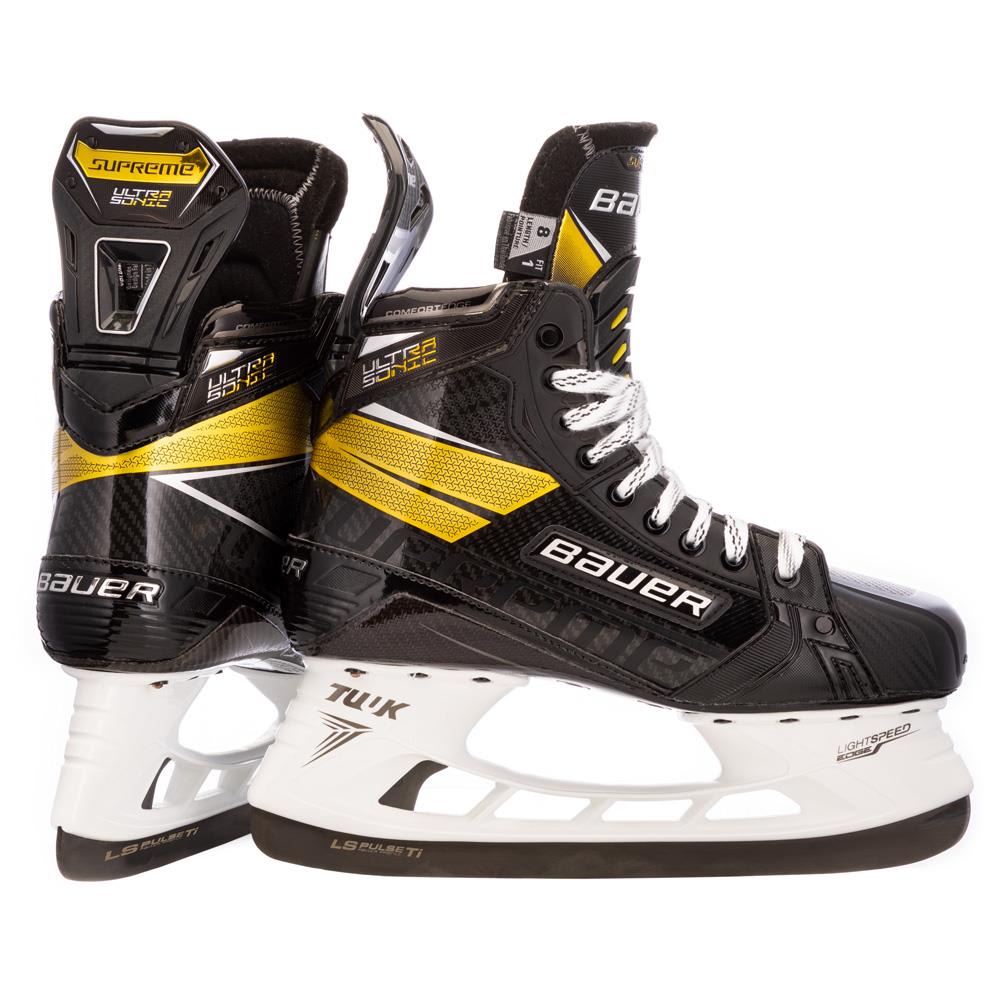 snijder ongerustheid Agressief Bauer Supreme Ultrasonic Ice Hockey Skates - Senior | Pure Hockey Equipment