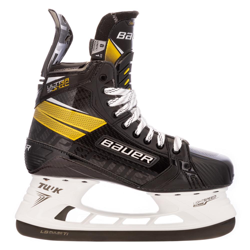 Bauer NEW Supreme UltraSonic Senior Ice Hockey Skates Size 8.5 Fit 2 Never Worn 