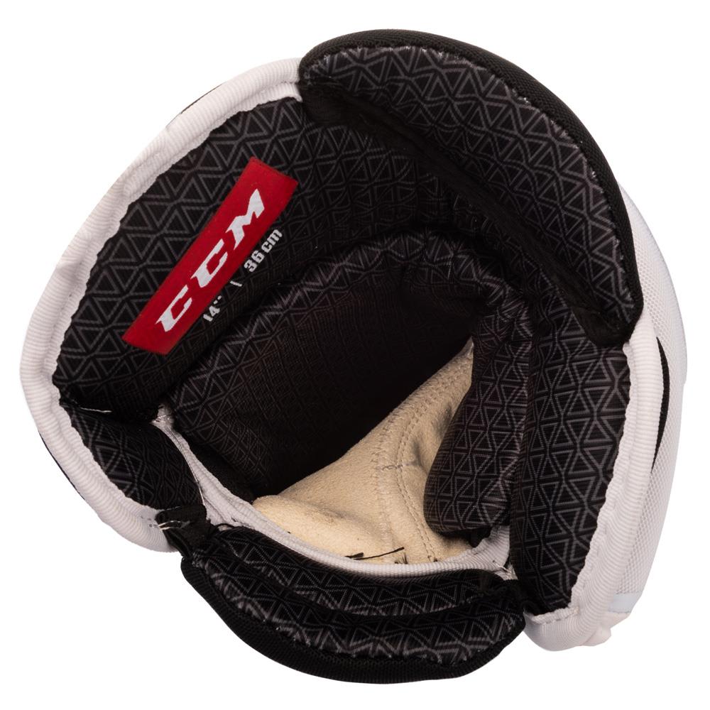 Guanti Da Hockey Su Ghiaccio CCM TACKS 4R PRO Junior - Neri, Antiscivolo E Traspiranti, Taglia 11 - Foto 4