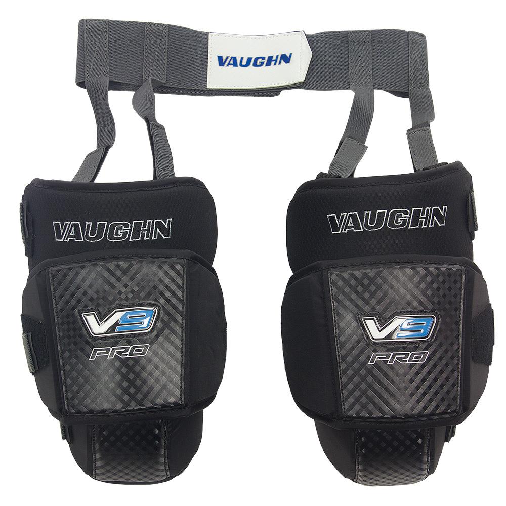 Paraginocchia CCM Vaughn Velocity XR PRO Per Hockey - Uomo, Nero, Taglia Senior, Regolabile E Antiscivolo