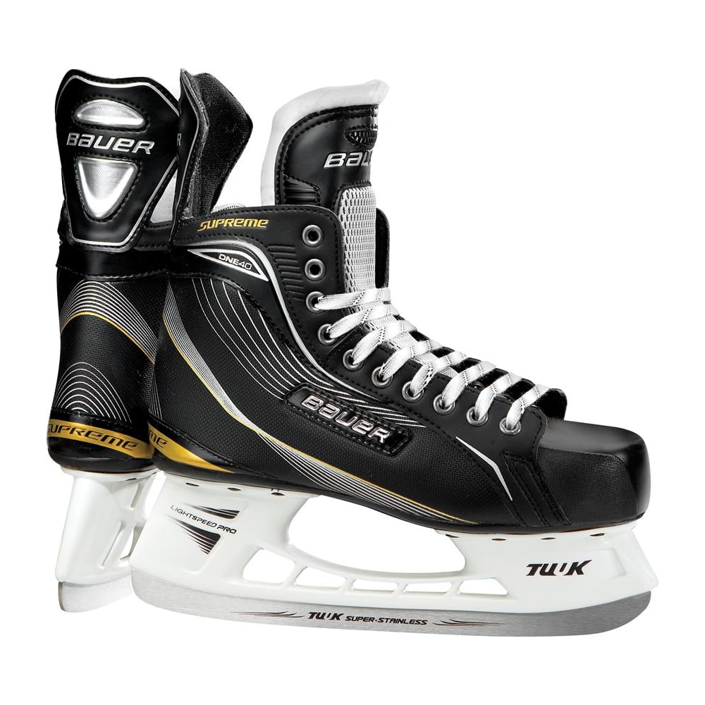 Бауэр. Коньки Bauer one 40. Коньки Bauer Supreme one 40 SR. Щитки Bauer Supreme one 40. Хоккейные коньки Bauer Supreme one 20.