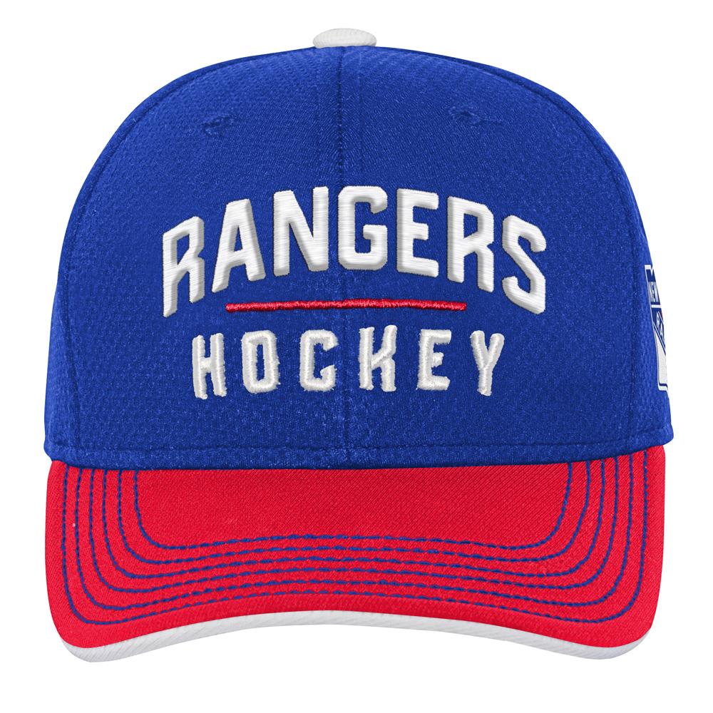 Outerstuff Breakaway Structured Adjustable Hat New York Rangers Youth Pure Hockey Equipment