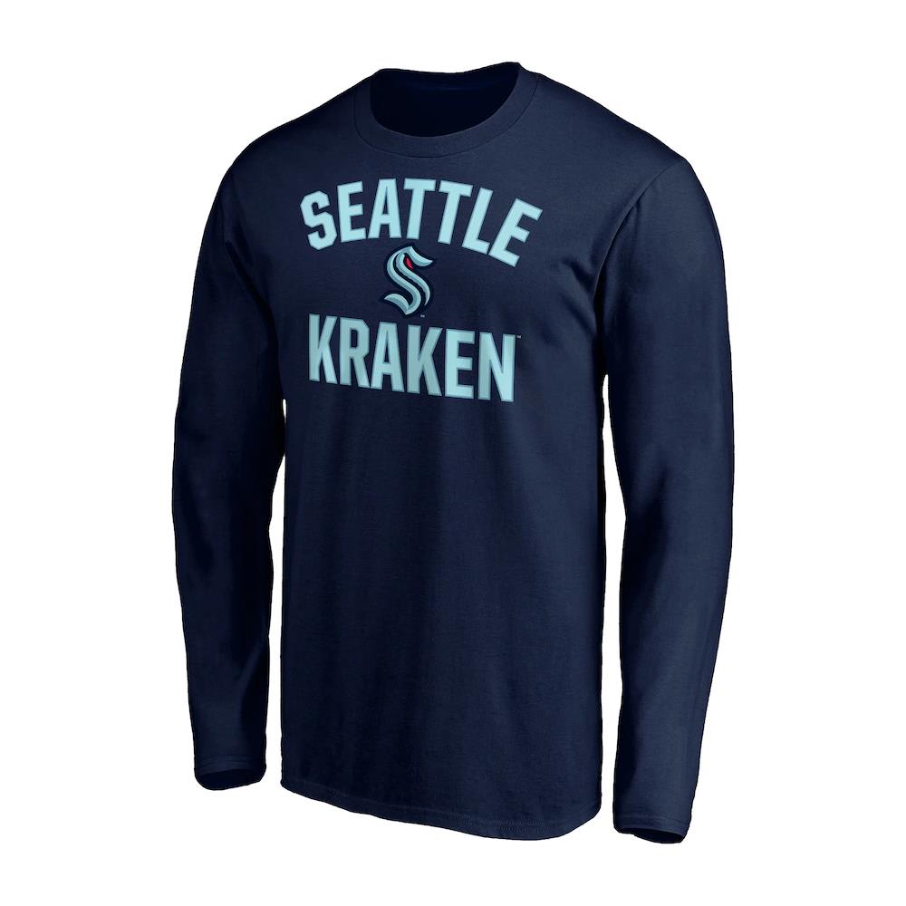 Fanatics Arch Long Sleeve T Shirt Seattle Kraken Adult Pure Goalie Equipment