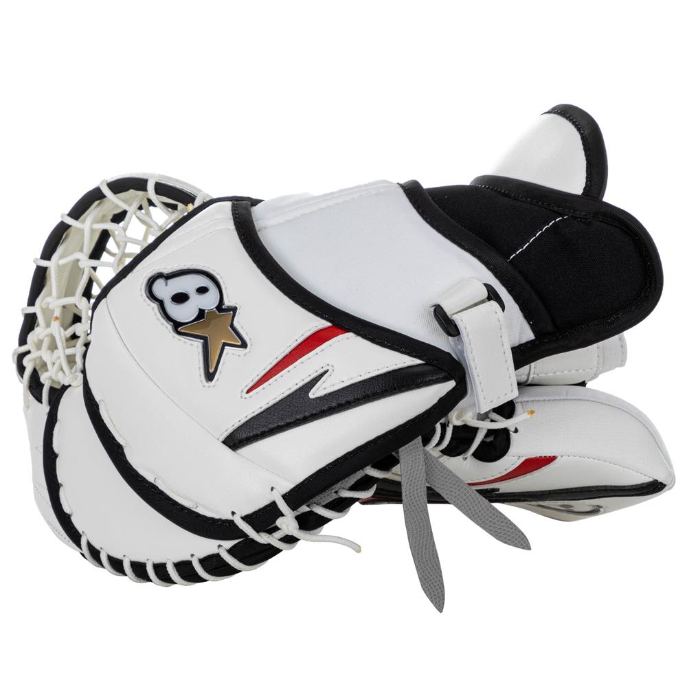 コスメティックプレイラバー　SEEK、GIANNA+ Brians OPTiK X2 Goalie Glove - Junior | Pure Goalie Equipment