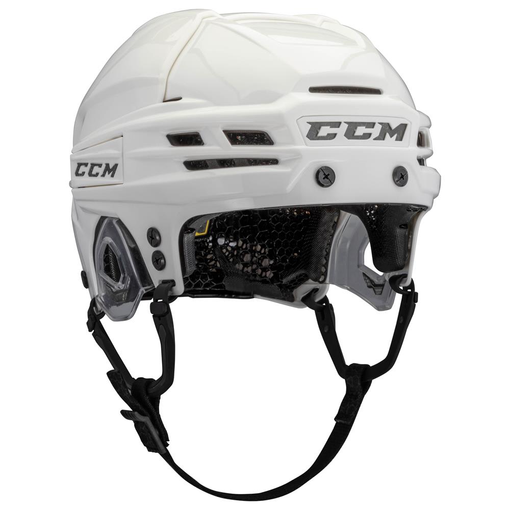 White Adult Ice Hockey Player Helmet Skating Hockey Protective Accessories Ice Hockey Helmet with Cage Visor Combo 