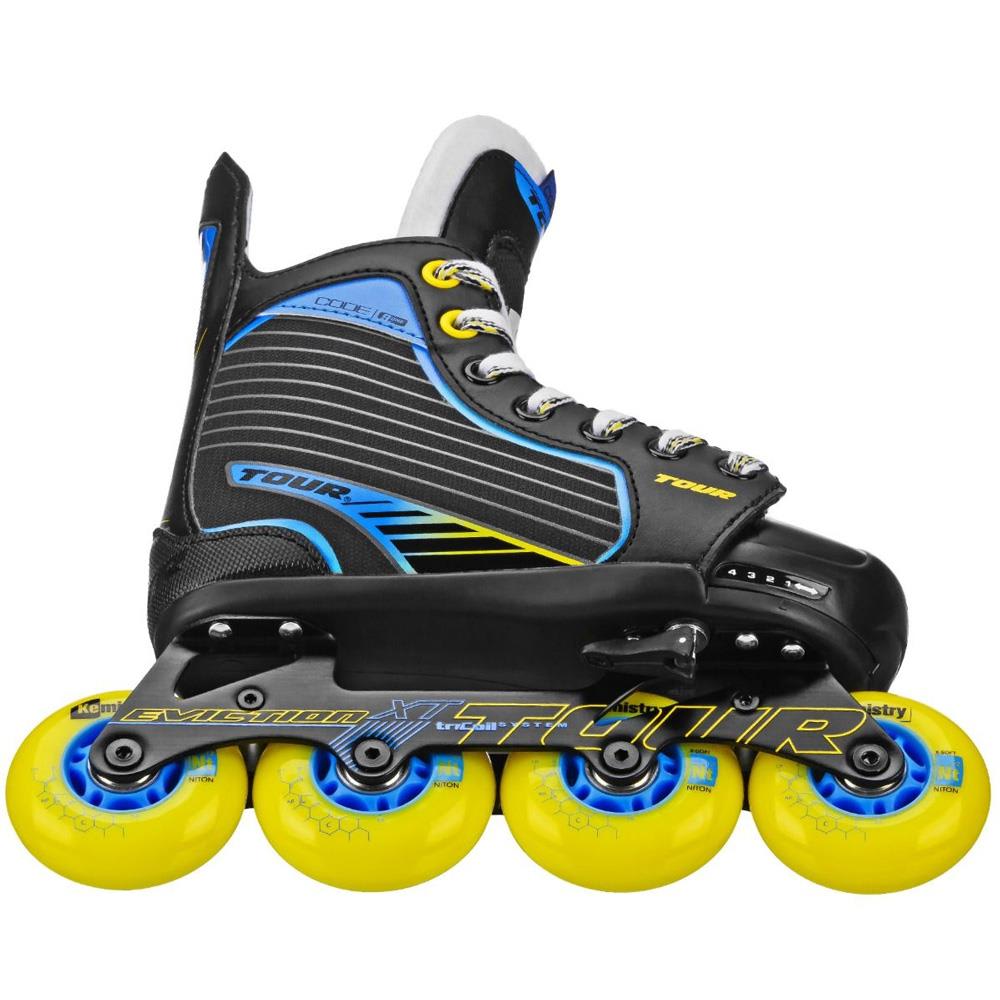 Tour Code 9.One Adjustable Inline Hockey Skates - Youth | Pure