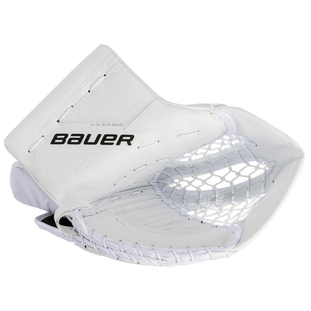 Bauer Catch Glove Supreme M5 Pro INT White/Navy - Hockey Store