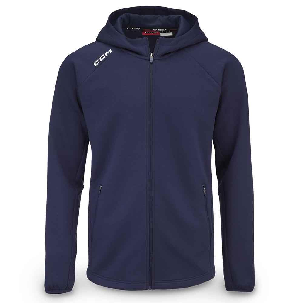 CCM Full Zip Locker Room Hoodie Youth Pure Hockey Equipment