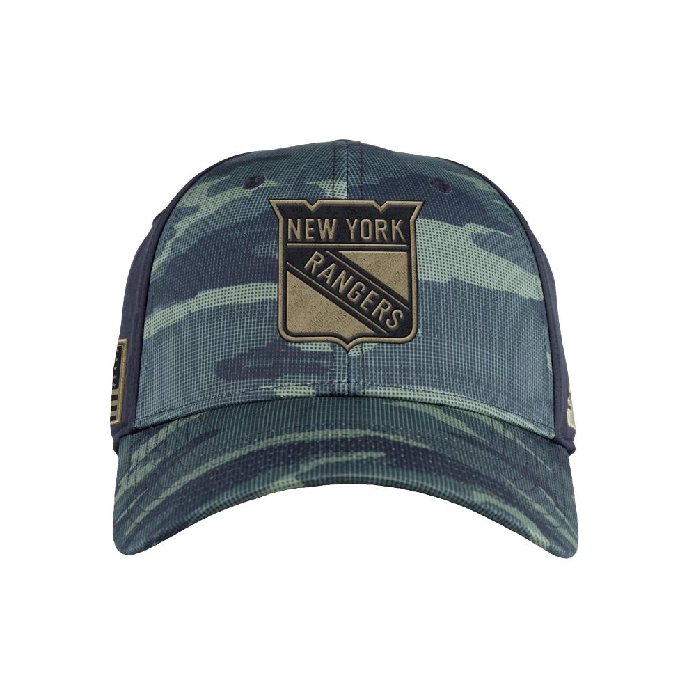 Adidas Camo Stretch Hat NY Rangers Adult