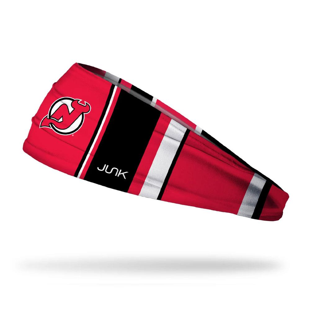 JUNK Brands NHL Logo Headband - NJ Devils | Pure Hockey