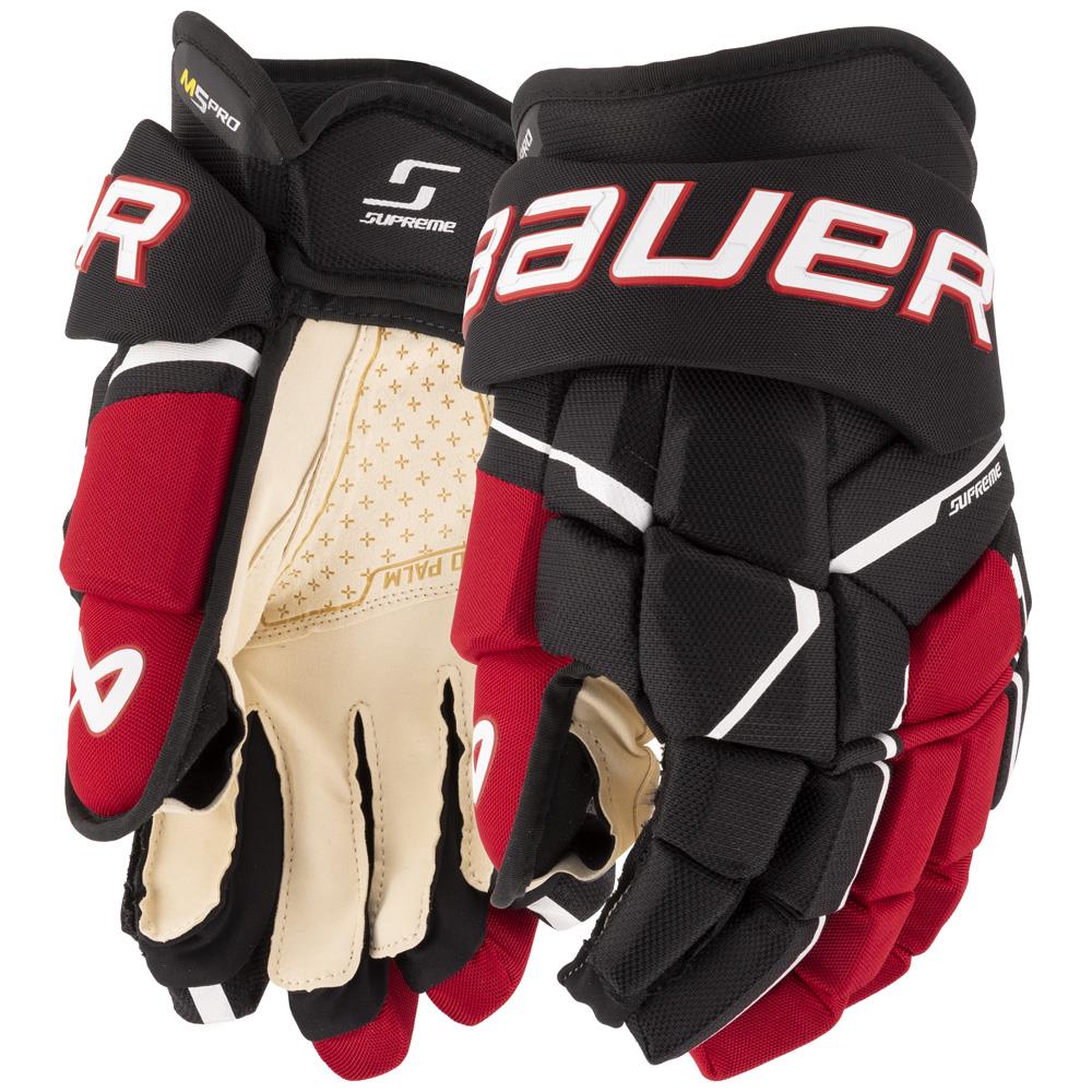 Bauer Supreme Ultrasonic - New Pro Stock Goalie Glove - (White/Red