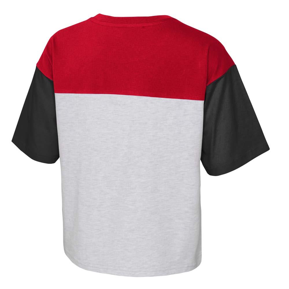 Outerstuff Top Cheese Short Sleeve Jersey Tee Chicago Blackhawks Girls