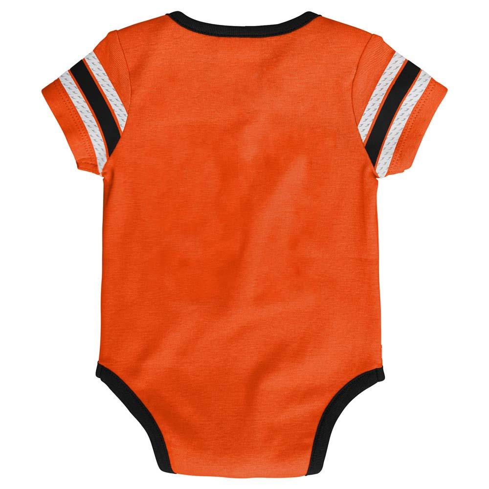Outerstuff Newborn & Infant White/Orange Philadelphia Flyers Dream Team Hat Pants & Bodysuit Set