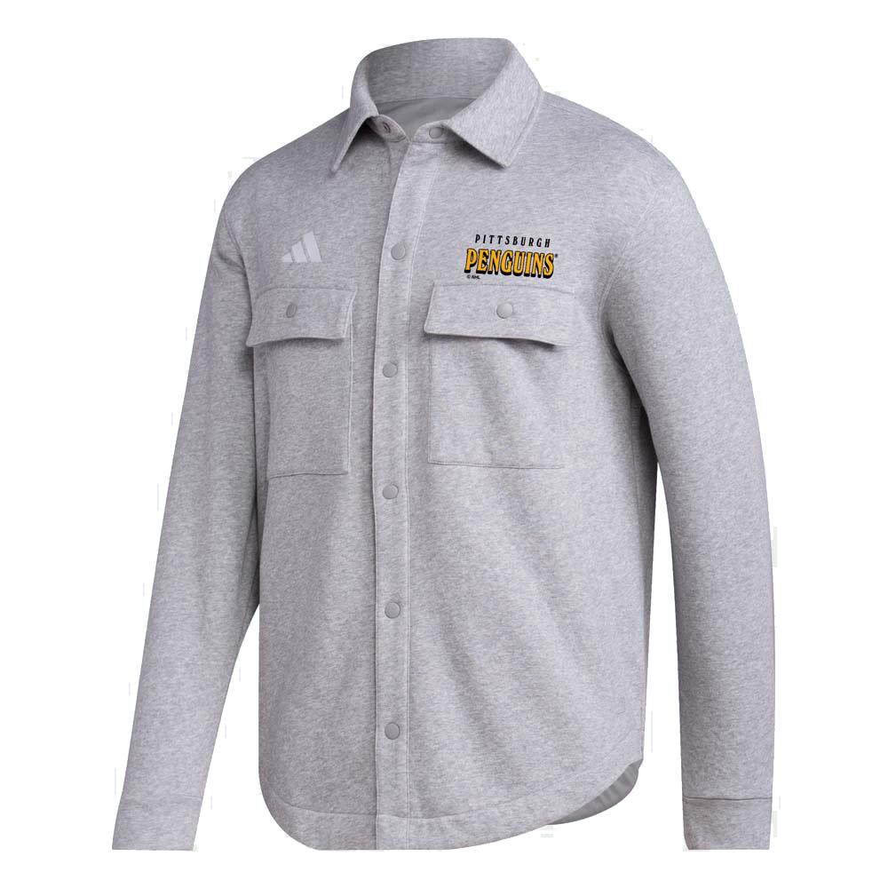 Adidas Pittsburgh Penguins Unitefit Shacket - Adult | Pure Hockey